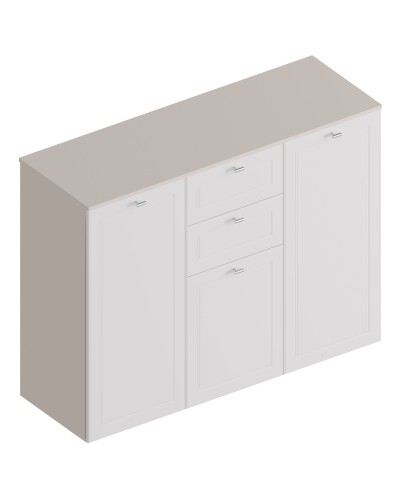 МС "Лорэн" Комод 3-ств с 2 ящиками 1350х460х1050 Тефия, Велес