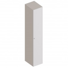 МС "Лорэн" Пенал 1-ств с полками (штанга в комплекте) 400х520х2300 Тефия