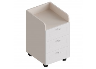 МС "Лорэн" Тумба выкатная с 3 ящиками 400х470х705 Тефия