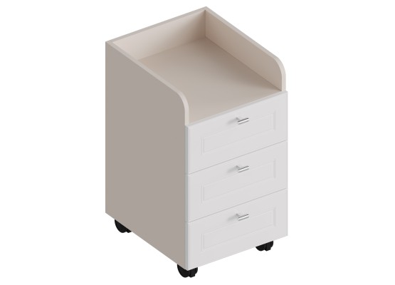 МС "Лорэн" Тумба выкатная с 3 ящиками 400х470х705 Тефия, Велес