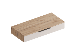 МС "Сицилия" Консоль с ящиком 1000х460х160 Дуб альпийский/Тефия