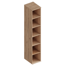 МС "Сицилия" Стеллаж 400х520х2300 Дуб альпийский