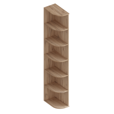 МС "Сицилия" Стеллаж угловой 300х520х2300 Дуб альпийский