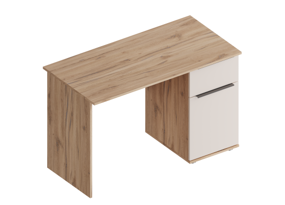 МС "Сицилия" Стол письменный ЛЕВЫЙ/ПРАВЫЙ 1200х600х760 Дуб альпийский/Тефия, Велес