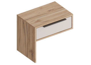 МС "Сицилия" Тумба прикроватная 500х340х450 Дуб альпийский/Тефия