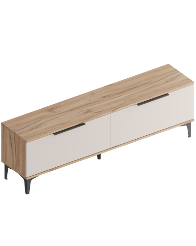 МС "Сицилия" Тумба ТВ (футорка 10) 1600х350х350 (500) Дуб альпийский/Тефия, Велес