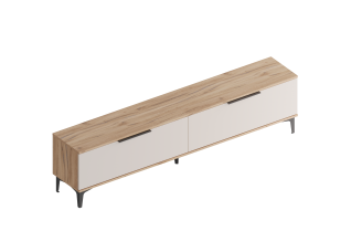 МС "Сицилия" Тумба ТВ (футорка 10) 2000х350х350 (500) Дуб альпийский/Тефия