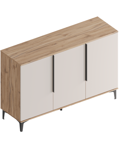 МС "Сицилия" Комод 3-ств (футорка 10) 1500х460х1000 Дуб альпийский/Тефия, Велес