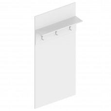 МС "Вита" Панель под вешалки 800х216х1720 Белый лофт