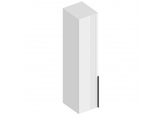 МС "Вита" Пенал (надстройка) 350х420х1628 Белый лофт