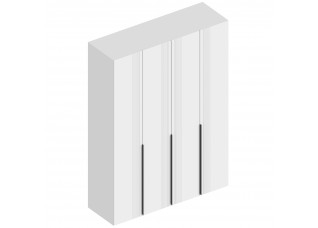 МС "Вита" Шкаф 4-ств для одежды 1600х520х2200 Белый лофт