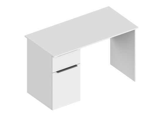 МС "Вита" Стол письменный ЛЕВЫЙ/ПРАВЫЙ 1200х600х760 Белый лофт, Велес