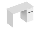 МС "Вита" Стол письменный ЛЕВЫЙ/ПРАВЫЙ 1200х600х760 Белый лофт, Велес