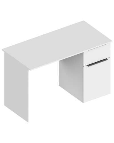 МС "Вита" Стол письменный ЛЕВЫЙ/ПРАВЫЙ 1200х600х760 Белый лофт, Велес