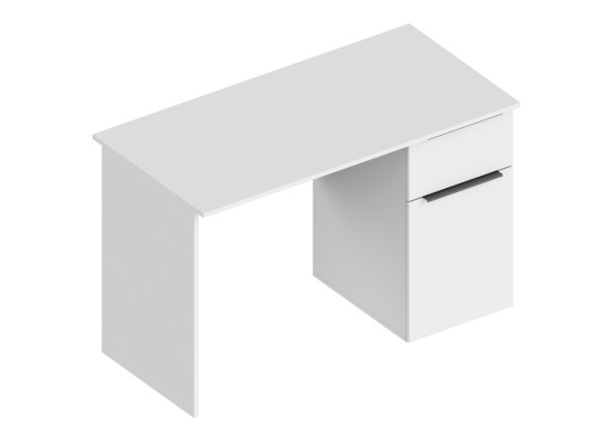 МС "Вита" Стол письменный ЛЕВЫЙ/ПРАВЫЙ 1200х600х760 Белый лофт, Велес