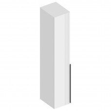 МС "Вита" Пенал с полками (штанга в комплекте) 400х520х2200 Белый лофт