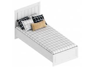 МС "Вита" Кровать 0,9 (футорка 10) 946х2032х1000 Белый лофт