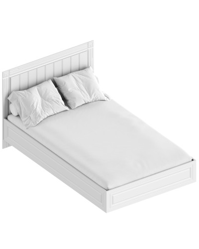 МС "Вита" Кровать 1,2 (футорка 10) 1256х2049х1000 Белый лофт, Велес