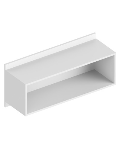 МС "Вита" Полка настенная №4 900х300х400 Белый лофт, Велес