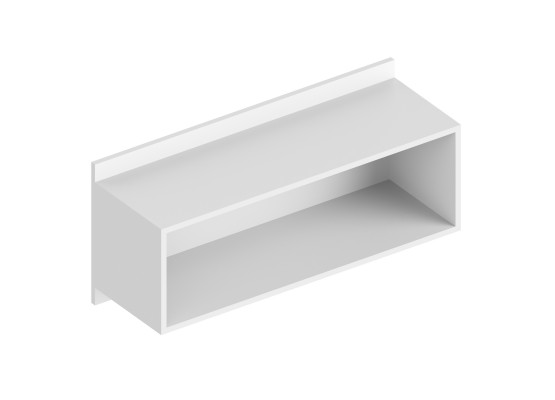 МС "Вита" Полка настенная №4 900х300х400 Белый лофт, Велес