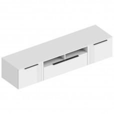 МС "Вита" Тумба ТВ 2000х530х420 Белый лофт (ПАЗ)