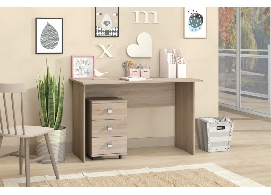 Стол письменный №2 Дуб сонома/Дуб сонома, Зарон