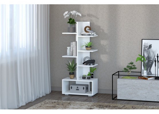 Цветочница №2 Белый текстурный/Белый текстурный, Зарон