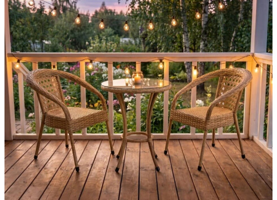 Кофейный набор плетеной мебели Deco / Деко, 