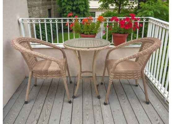 Кофейный набор плетеной мебели Deco / Деко, 