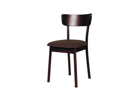 Кухонный деревянный стул Хорн, темно-коричневый, 