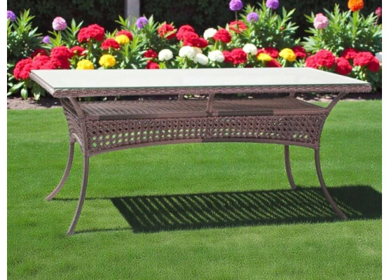 Обеденный стол из экоротанга DECO / ДЕКО 140х85, 