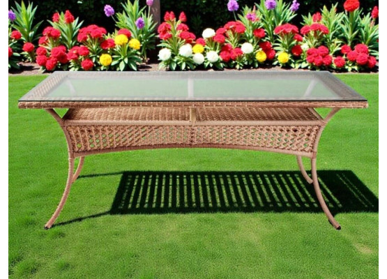 Обеденный стол из экоротанга DECO / ДЕКО 140х85, 