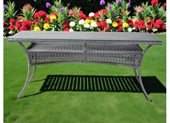 Обеденный стол из экоротанга DECO / ДЕКО 140х85, 