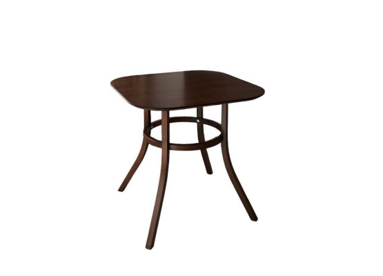 Стол обеденный Сатурн, квадратный, темный орех