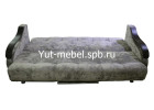 Диван книжка «Лидер» 1200×1900 серый блисс, Уют мебель