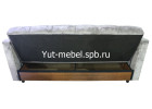 Диван книжка «Лидер» 1200×1900 серый блисс, Уют мебель