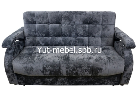 Диван-кровать «Аккордеон-1» 1200×1900 темно серый блисс