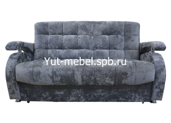 Диван-кровать «Аккордеон-1» 1200×1900 темно серый блисс, Уют мебель