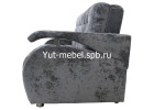 Диван-кровать «Аккордеон-1» 1200×1900 темно серый блисс, Уют мебель