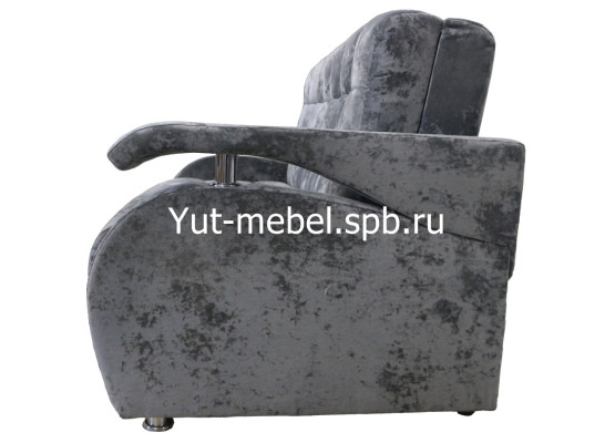 Диван-кровать «Аккордеон-1» 1200×1900 темно серый блисс, Уют мебель