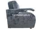 Диван-кровать «Аккордеон-1» 1200×1900 темно серый блисс, Уют мебель
