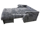 Диван-кровать «Аккордеон-1» 1200×1900 темно серый блисс, Уют мебель
