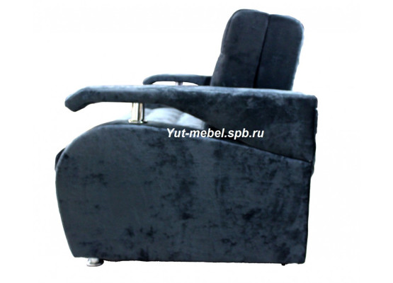 Диван-кровать «Аккордеон-1» 1400×1900 блисс графит, Уют мебель