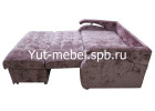 Диван-кровать «Аккордеон-1» 1400×1900 розовый блисс, Уют мебель