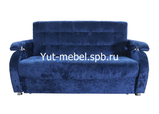 Диван-кровать «Аккордеон-1» 1600×1900 синий блисс, Уют мебель