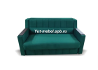 Диван выкатной «Лондон-2» 1400×1900 зеленый велюр
