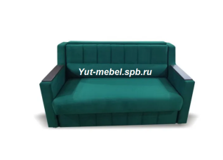 Диван выкатной «Лондон-2» 1400×1900 зеленый велюр