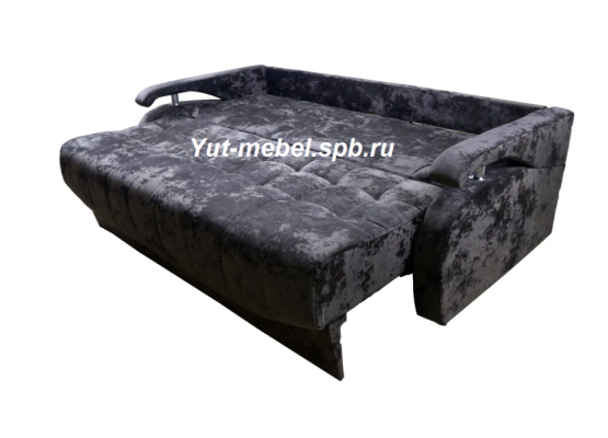 Евро-софа «Мэнфис» темно серый блисс, Уют мебель