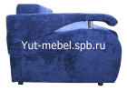 Евро-софа «Мэнфис» темно синий блисс, Уют мебель