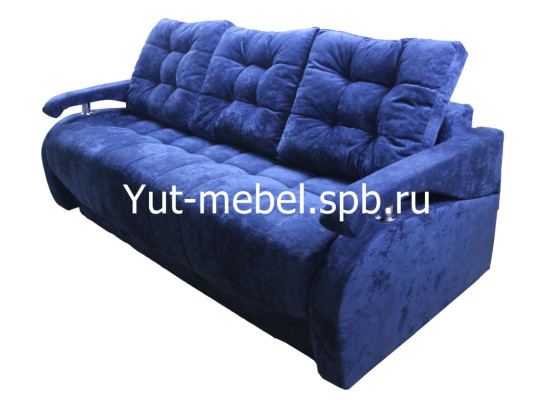 Евро-софа «Мэнфис» темно синий блисс, Уют мебель